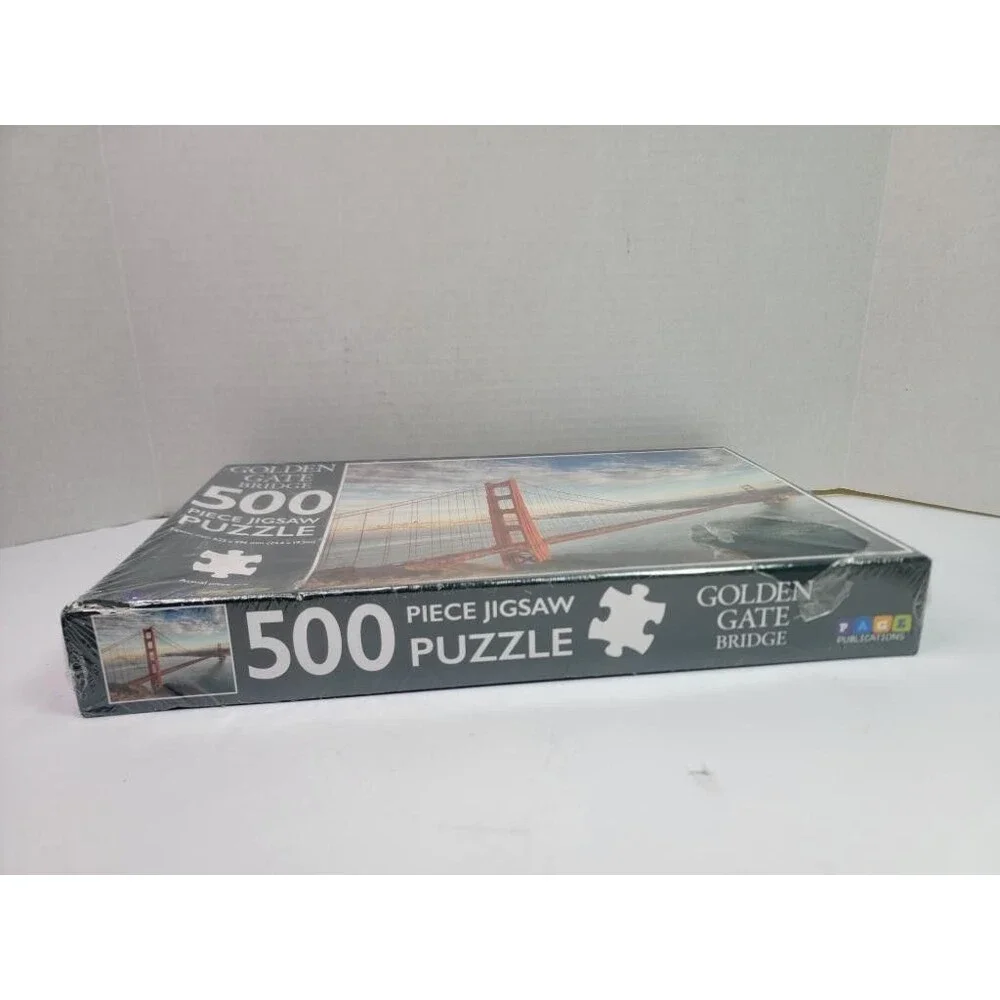 Page Publications Golden Gate Bridge 500 Piece Jigsaw Puzzle San Francisco New